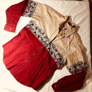 Vtg Roper Houston Rodeo Bull Riding Show Woman’s Small Western Ranch Cowgirl USA